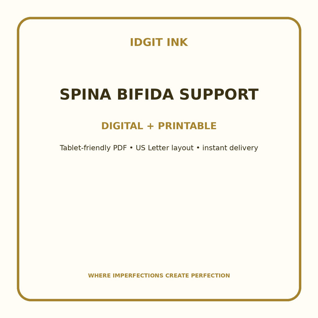Spina Bifida Support Digital Journal – Deluxe 500-Page Planner — listing image 4 of 4