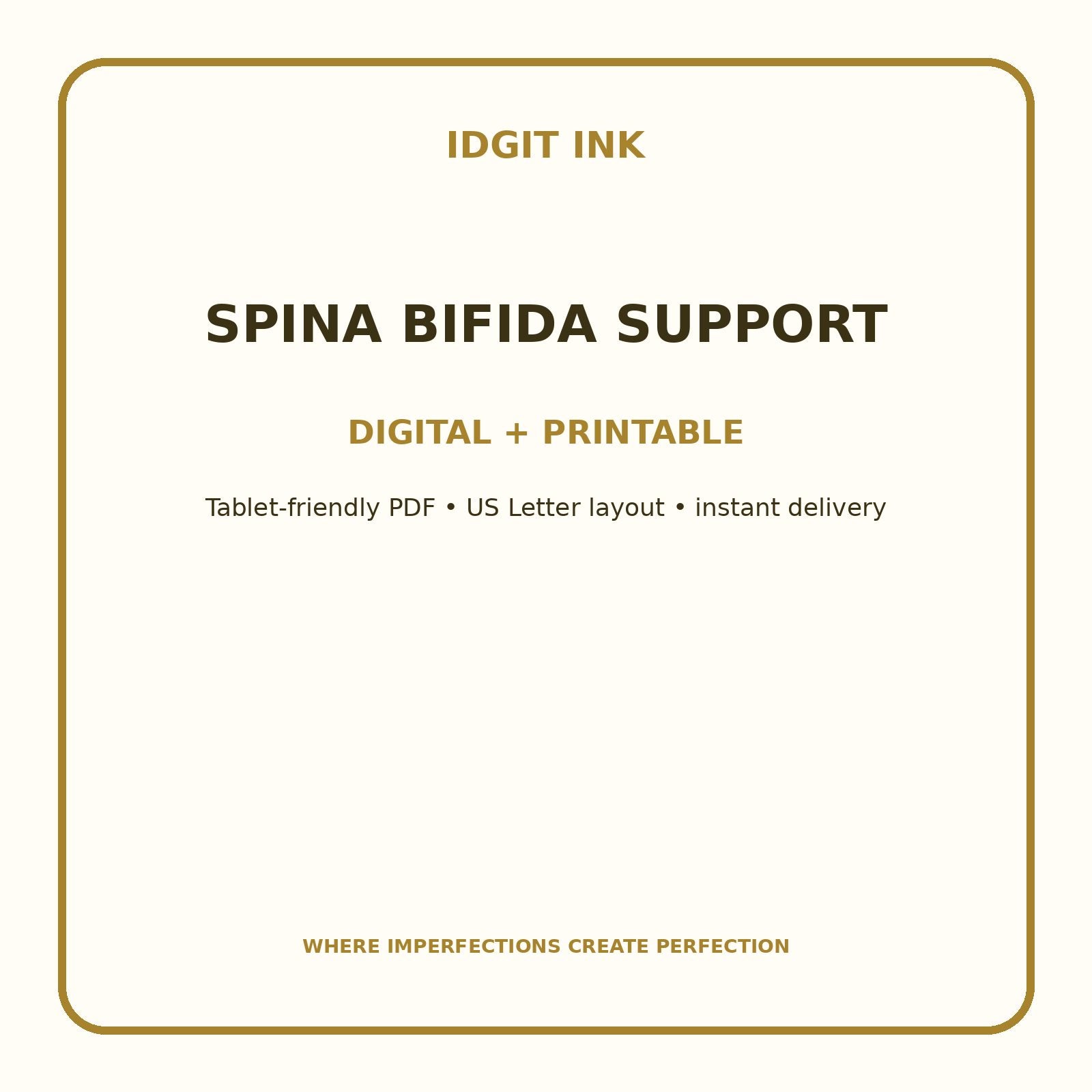 Spina Bifida Support Digital Journal – Deluxe 500-Page Planner — listing image 4 of 4