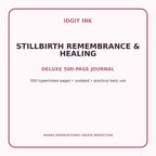 Stillbirth Remembrance & Healing Digital Journal – Deluxe 500-Page Planner — listing image 1 of 4