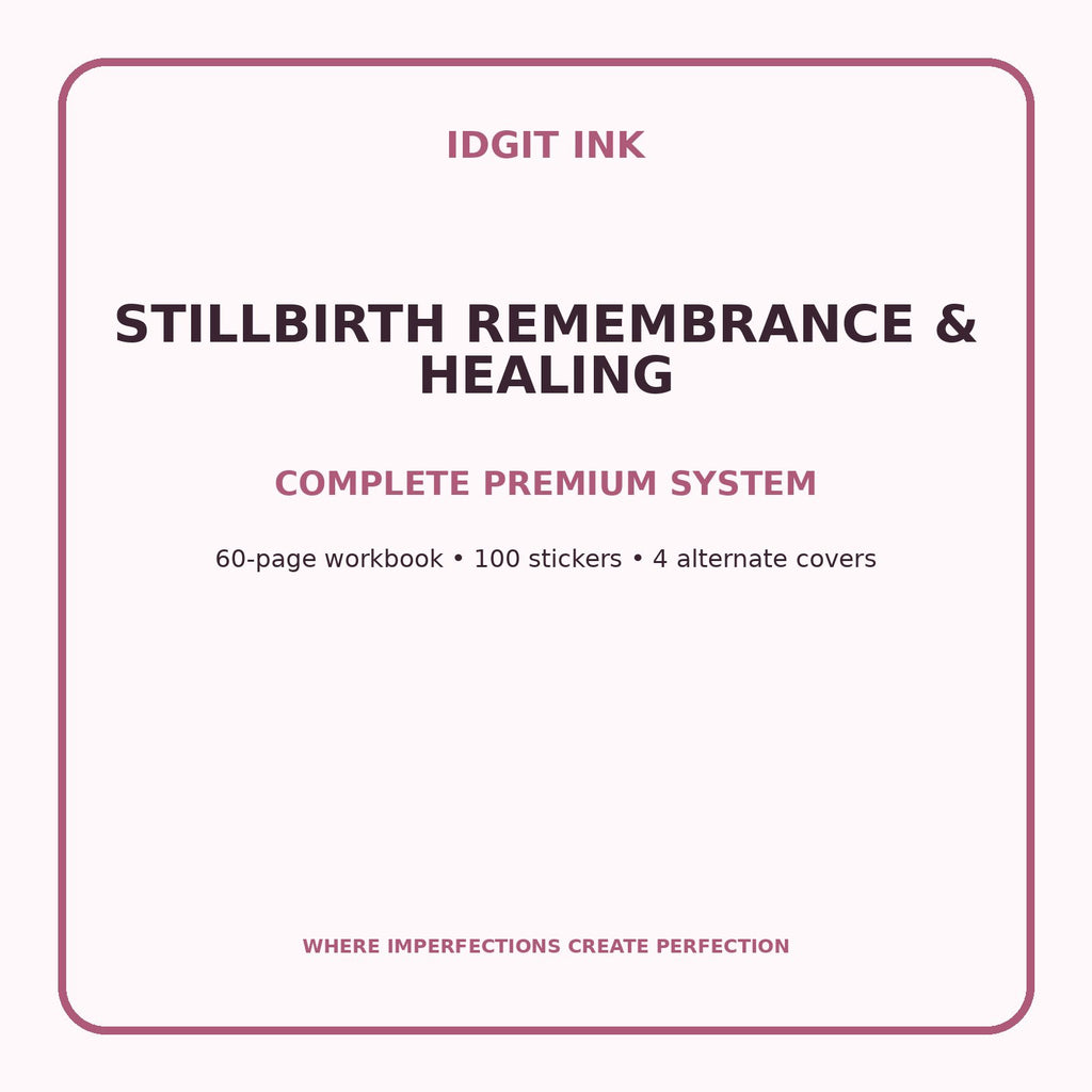 Stillbirth Remembrance & Healing Digital Journal – Deluxe 500-Page Planner — listing image 2 of 4