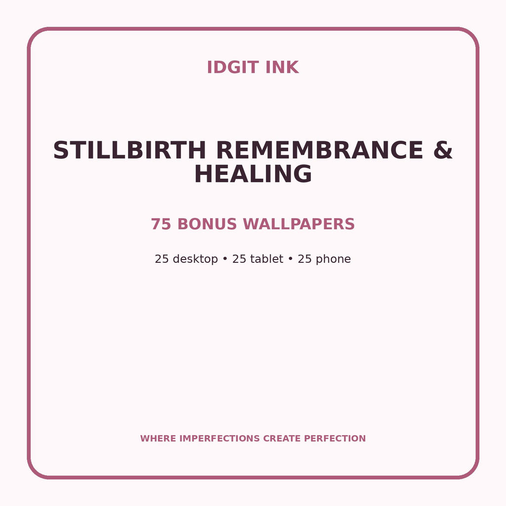 Stillbirth Remembrance & Healing Digital Journal – Deluxe 500-Page Planner — listing image 3 of 4