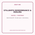 Stillbirth Remembrance & Healing Digital Journal – Deluxe 500-Page Planner — listing image 4 of 4