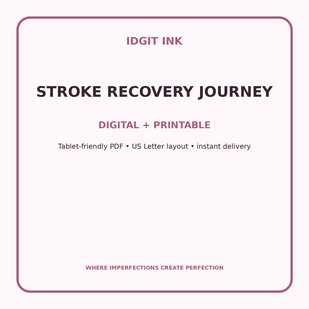 Stroke Recovery Journey Digital Journal – Deluxe 500-Page Planner — listing image 4 of 4
