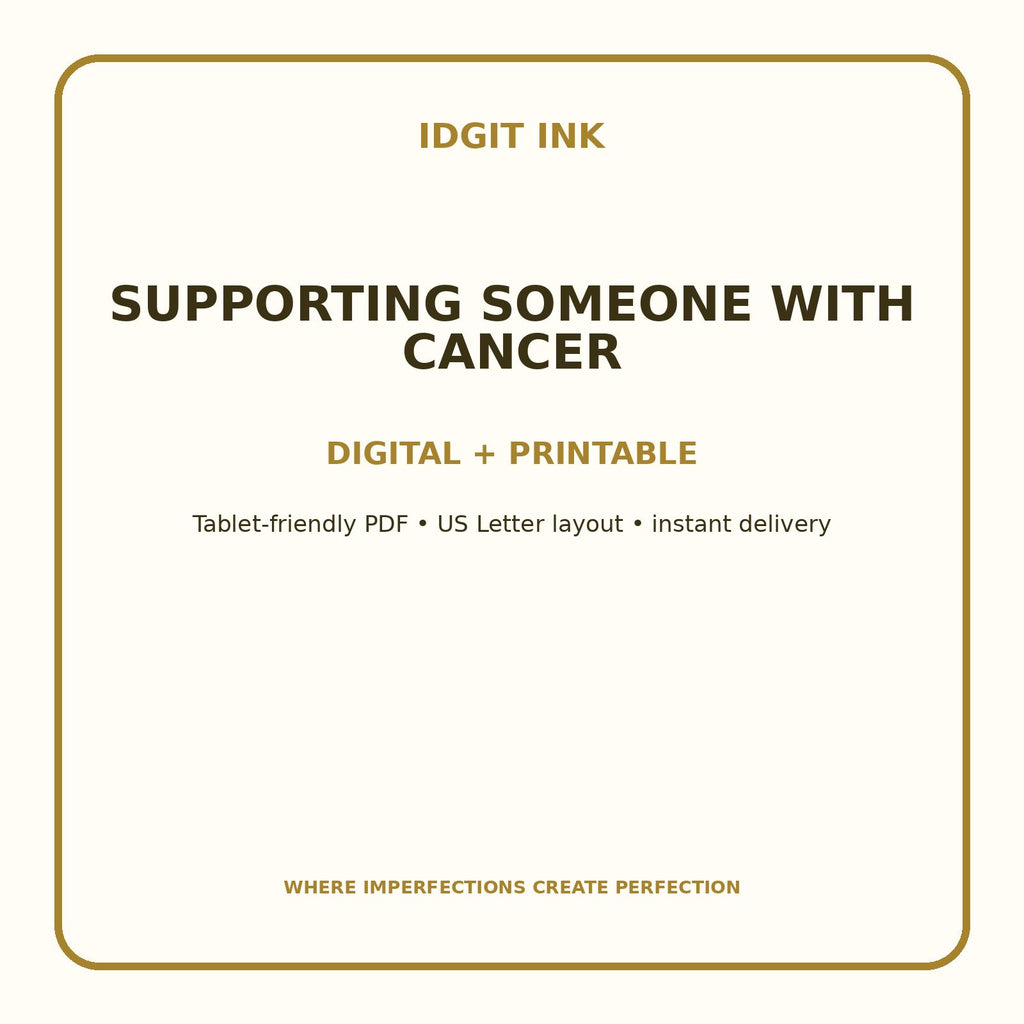 Supporting Someone With Cancer Digital Journal – Deluxe 500-Page Planner — listing image 4 of 4
