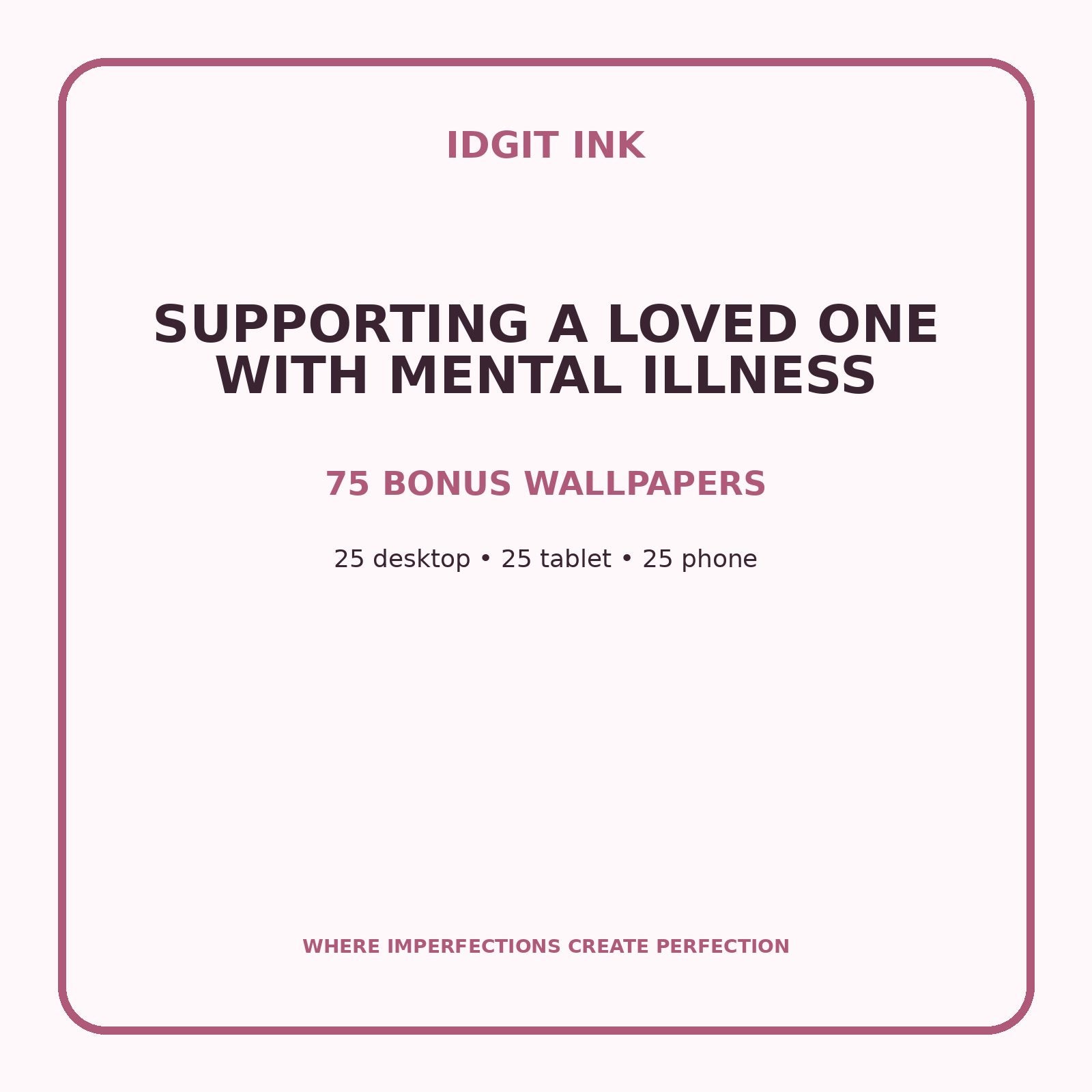 Supporting a Loved One With Mental Illness Digital Journal – Deluxe 500-Page Planner — listing image 3 of 4