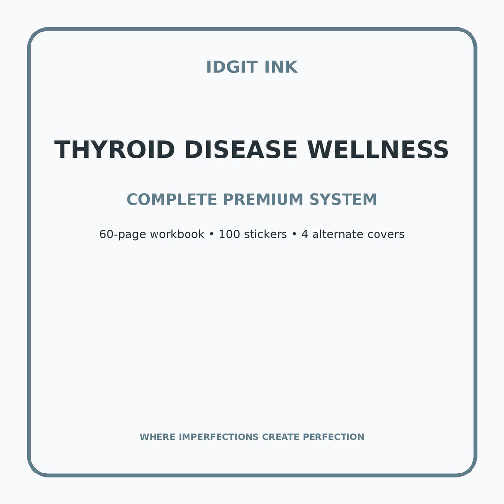 Thyroid Disease Wellness Digital Journal – Deluxe 500-Page Planner — listing image 2 of 4