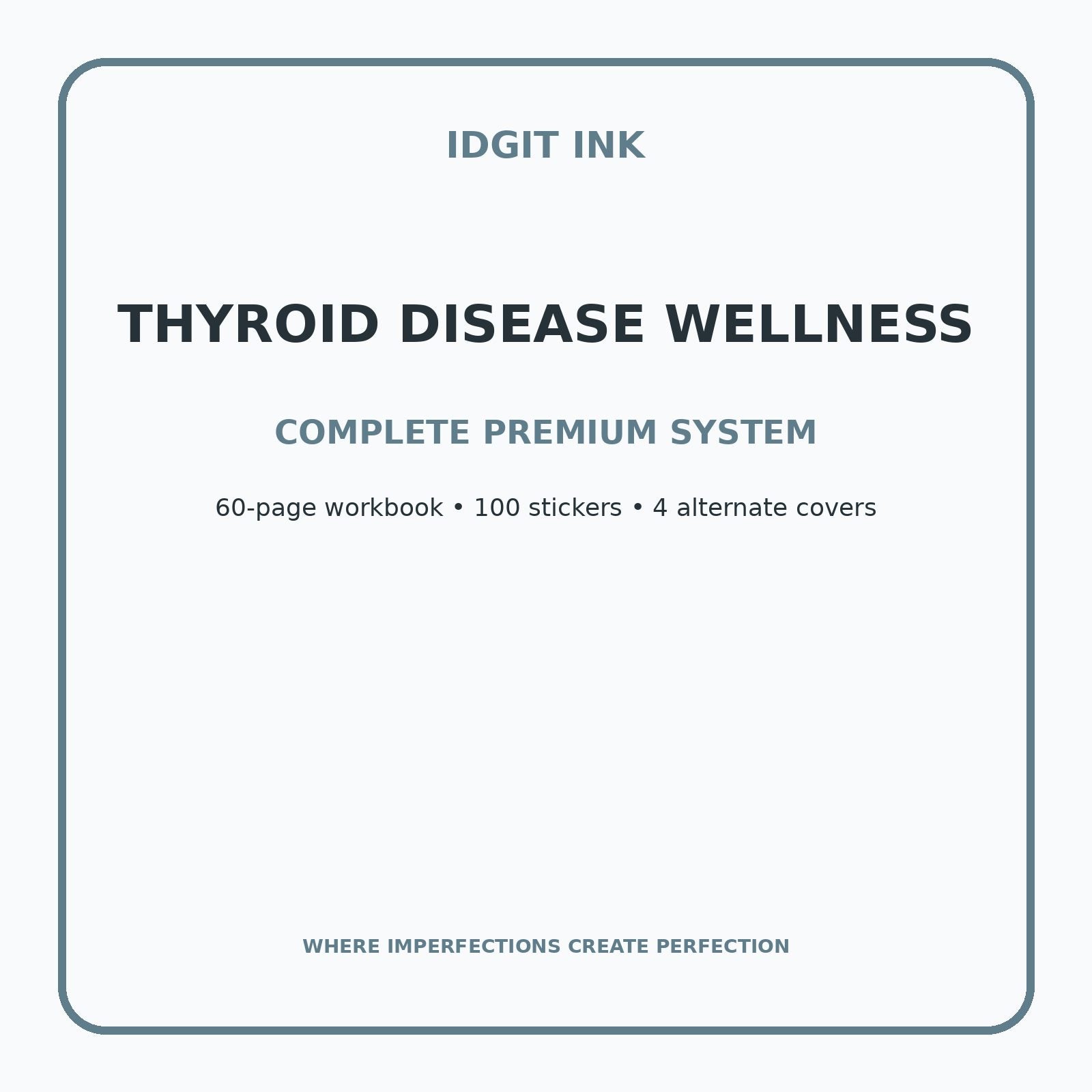 Thyroid Disease Wellness Digital Journal – Deluxe 500-Page Planner — listing image 2 of 4