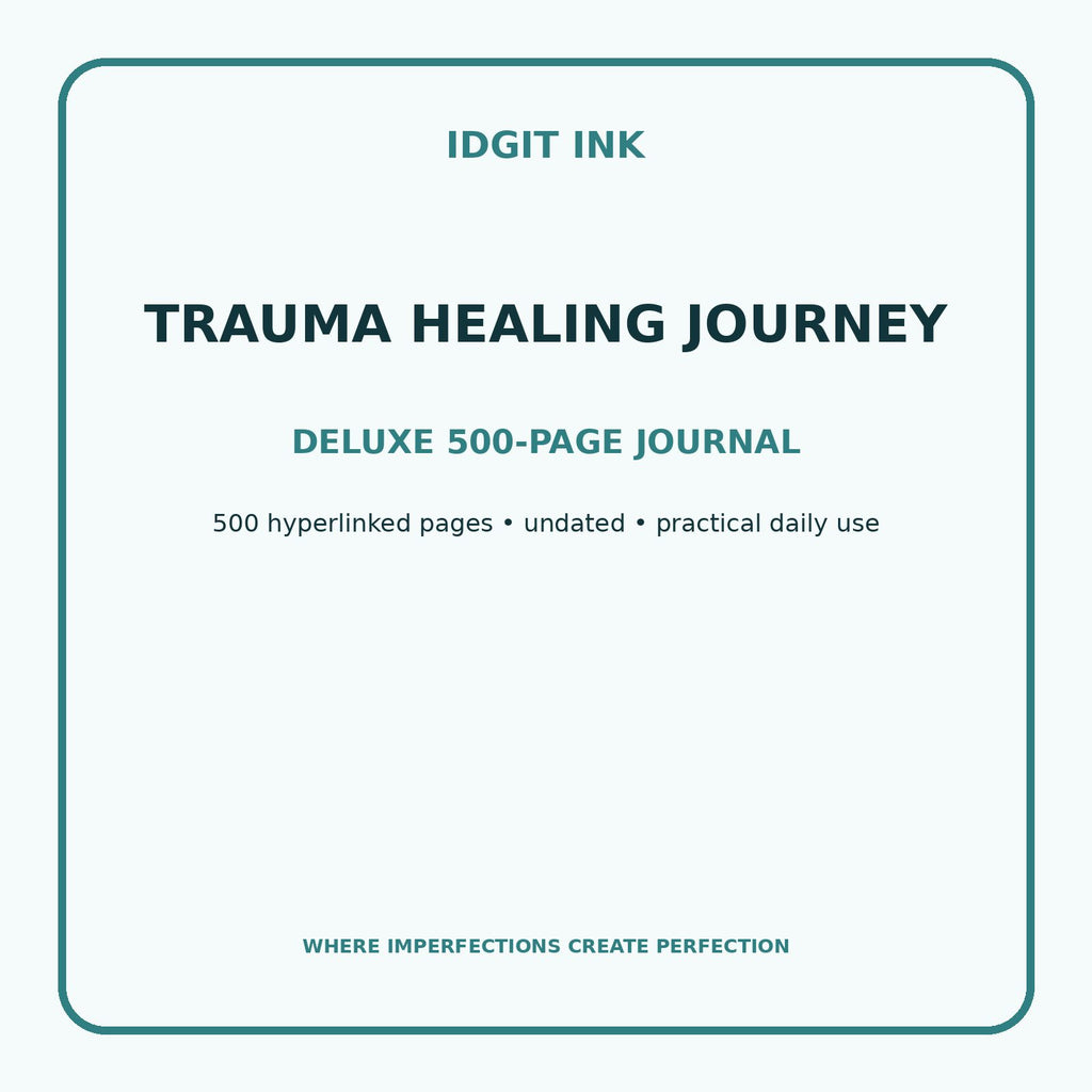Trauma Healing Journey Digital Journal – Deluxe 500-Page Planner — listing image 1 of 4