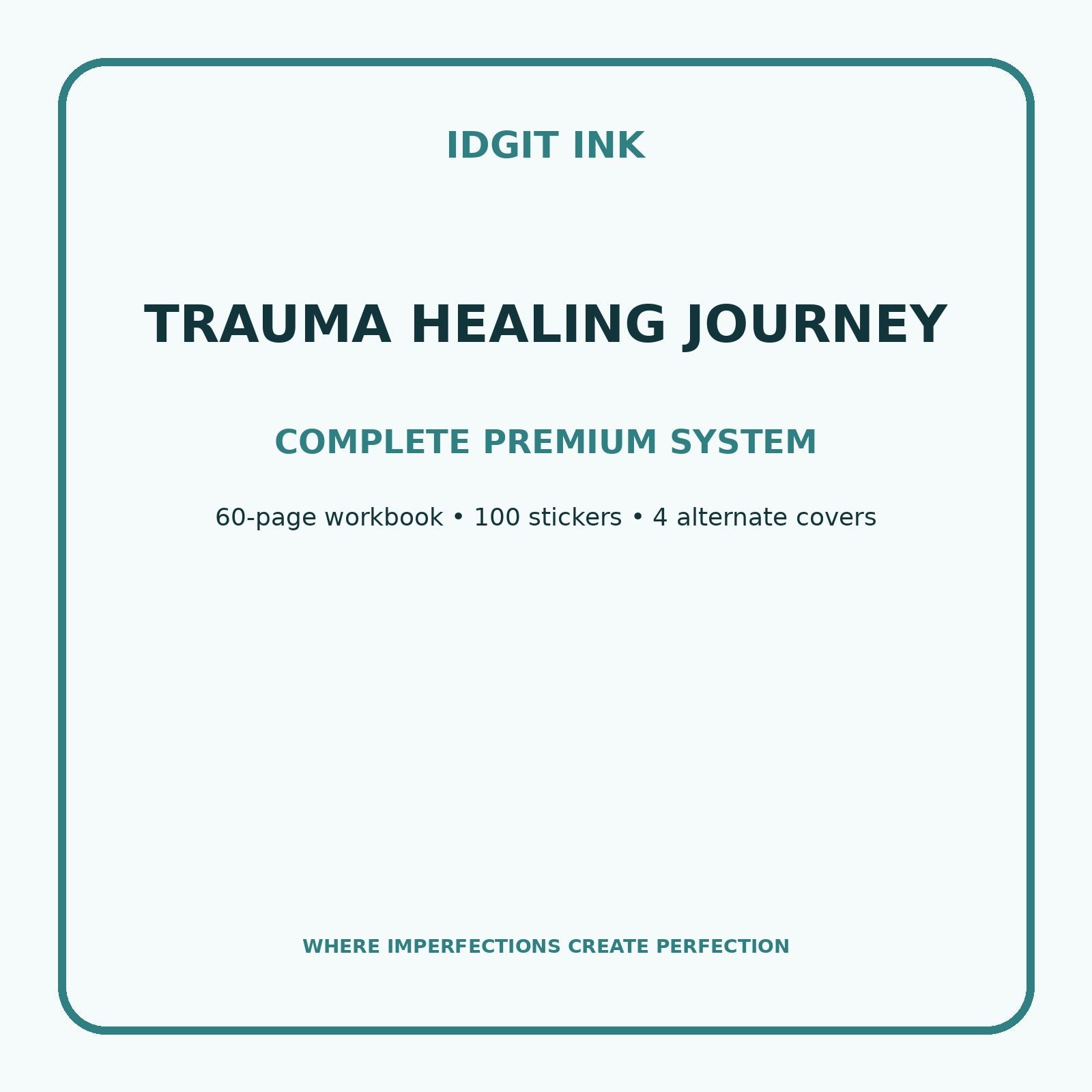Trauma Healing Journey Digital Journal – Deluxe 500-Page Planner — listing image 2 of 4