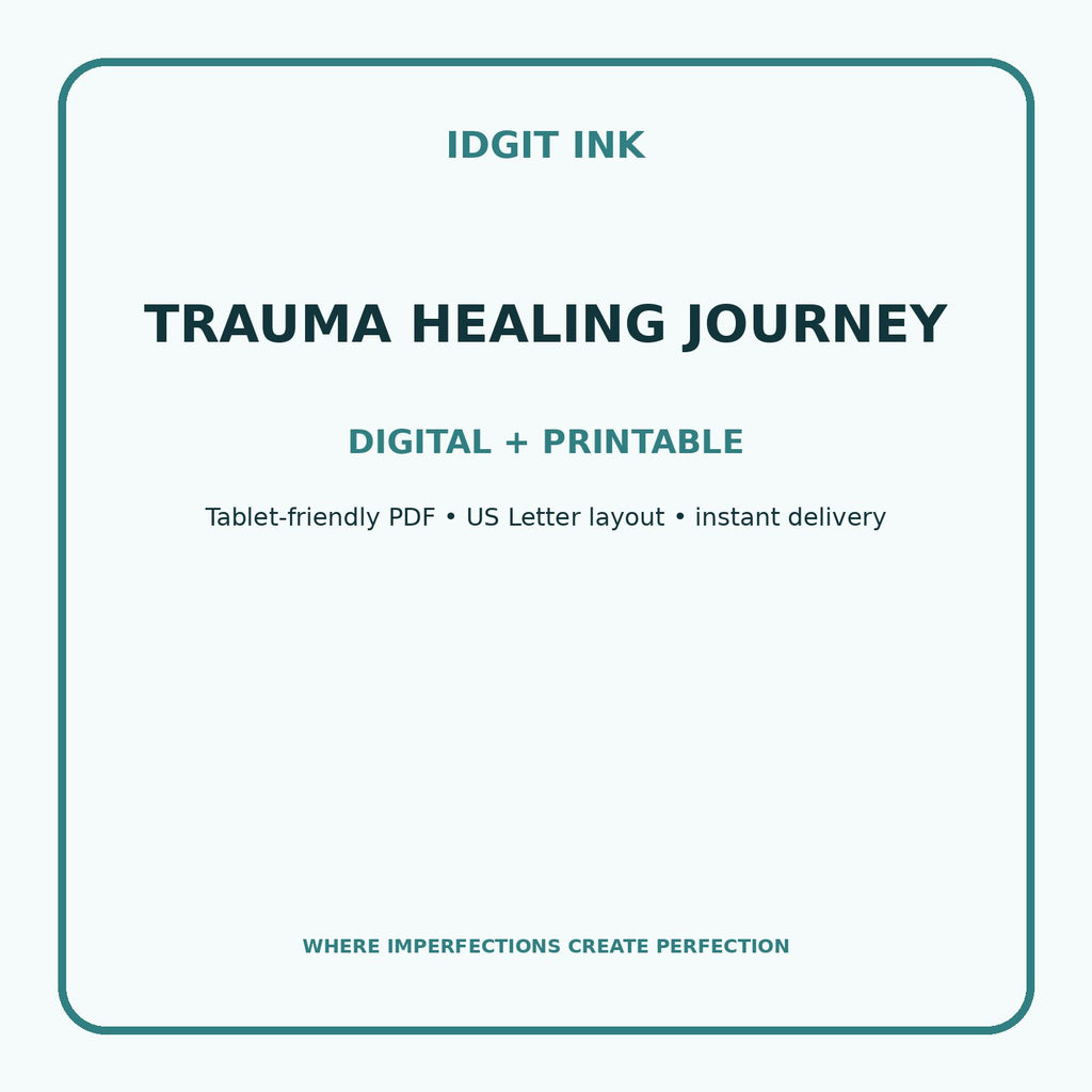 Trauma Healing Journey Digital Journal – Deluxe 500-Page Planner — listing image 4 of 4