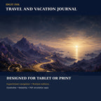 Idgit Ink Travel and Vacation digital journal — 100 PNG digital stickers preview