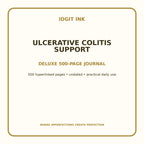 Ulcerative Colitis Support Digital Journal – Deluxe 500-Page Planner — listing image 1 of 4