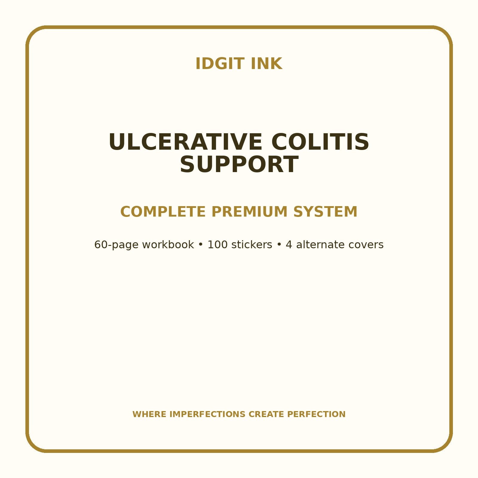 Ulcerative Colitis Support Digital Journal – Deluxe 500-Page Planner — listing image 2 of 4