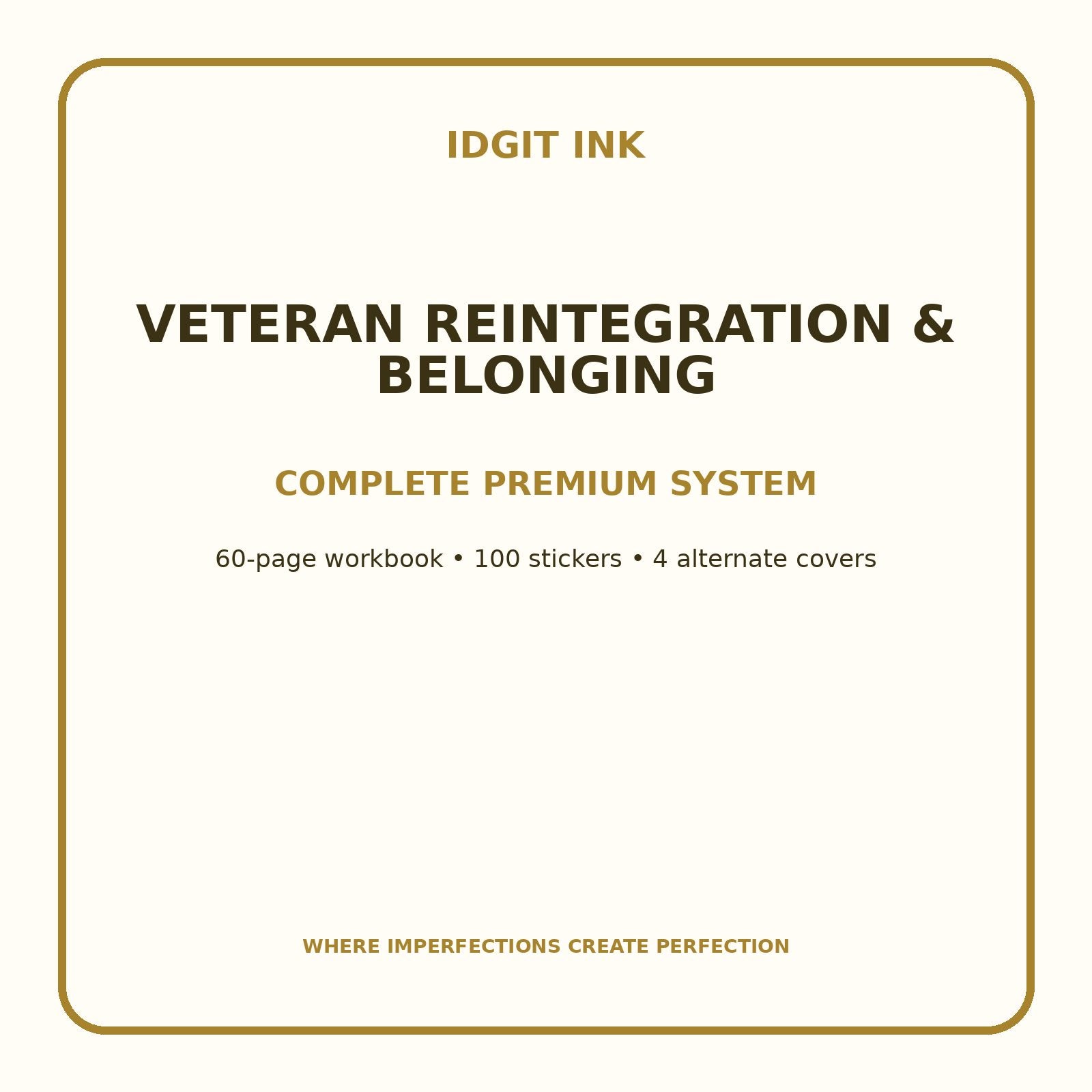 Veteran Reintegration & Belonging Digital Journal – Deluxe 500-Page Planner — listing image 2 of 4