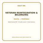Veteran Reintegration & Belonging Digital Journal – Deluxe 500-Page Planner — listing image 4 of 4