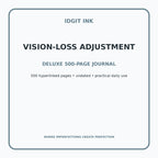 Vision-Loss Adjustment Digital Journal – Deluxe 500-Page Planner — listing image 1 of 4