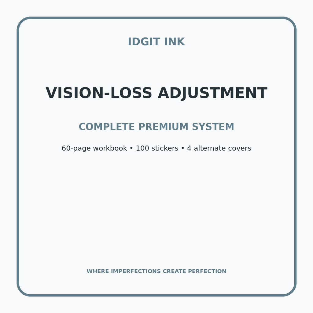 Vision-Loss Adjustment Digital Journal – Deluxe 500-Page Planner — listing image 2 of 4