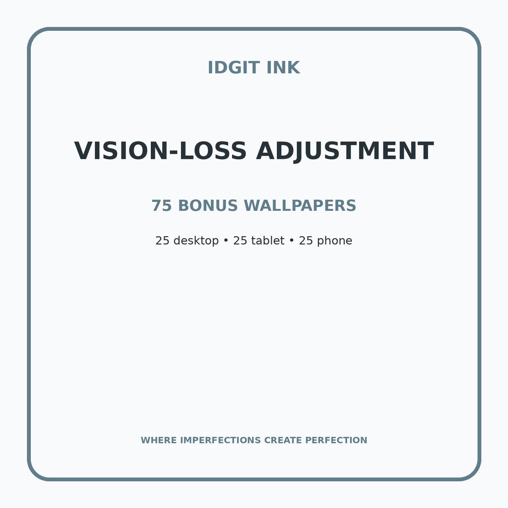 Vision-Loss Adjustment Digital Journal – Deluxe 500-Page Planner — listing image 3 of 4