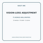 Vision-Loss Adjustment Digital Journal – Deluxe 500-Page Planner — listing image 3 of 4