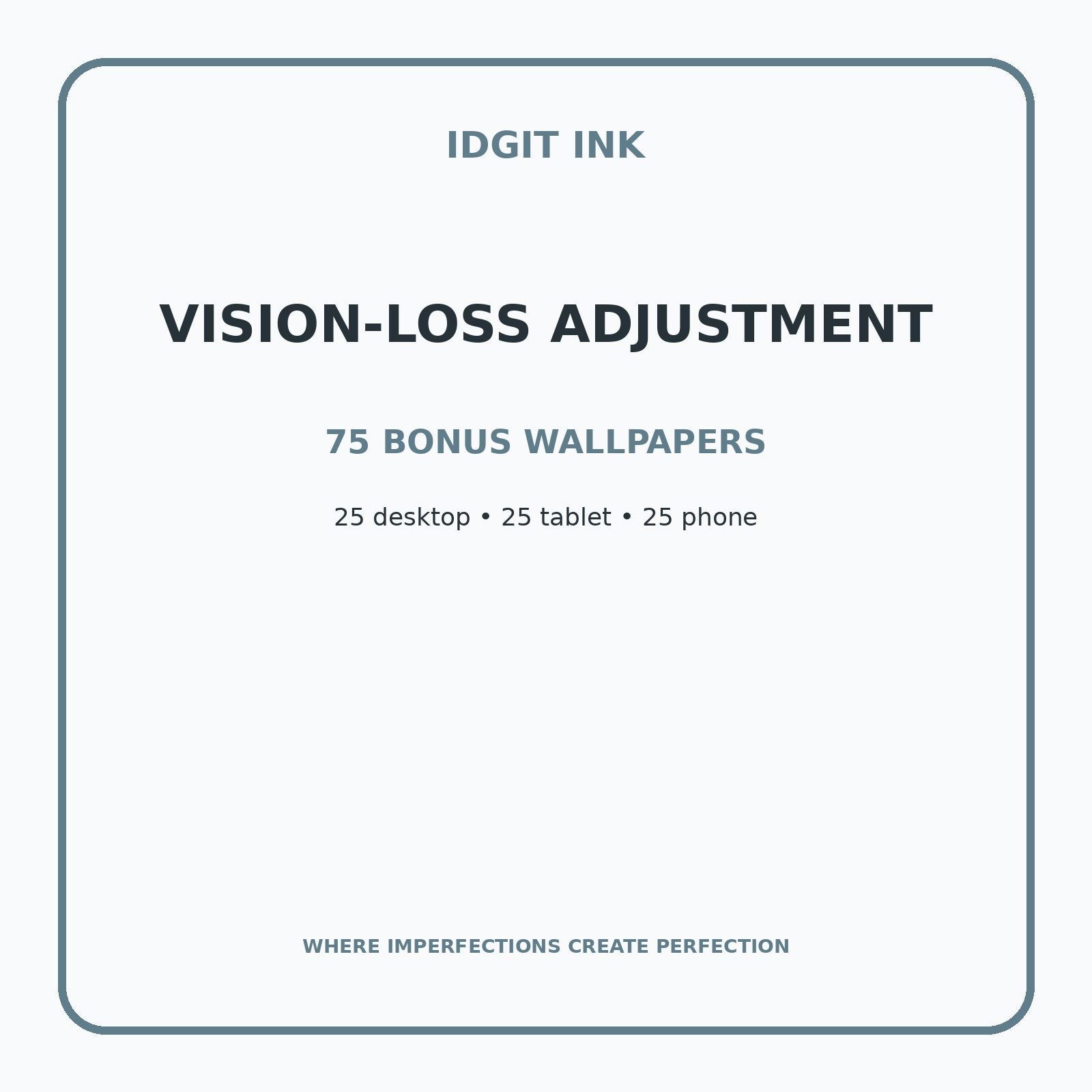 Vision-Loss Adjustment Digital Journal – Deluxe 500-Page Planner — listing image 3 of 4