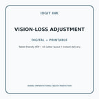 Vision-Loss Adjustment Digital Journal – Deluxe 500-Page Planner — listing image 4 of 4