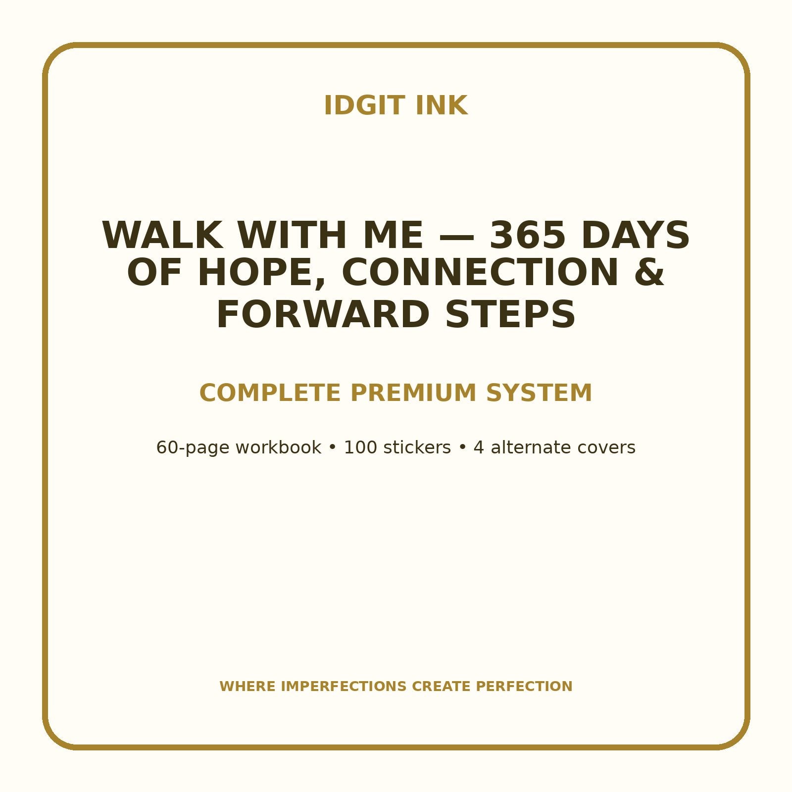 Walk With Me — 365 Days of Hope, Connection & Forward Steps Digital Journal – Deluxe 500-Page Planner — listing image 2 of 4