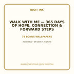 Walk With Me — 365 Days of Hope, Connection & Forward Steps Digital Journal – Deluxe 500-Page Planner — listing image 3 of 4