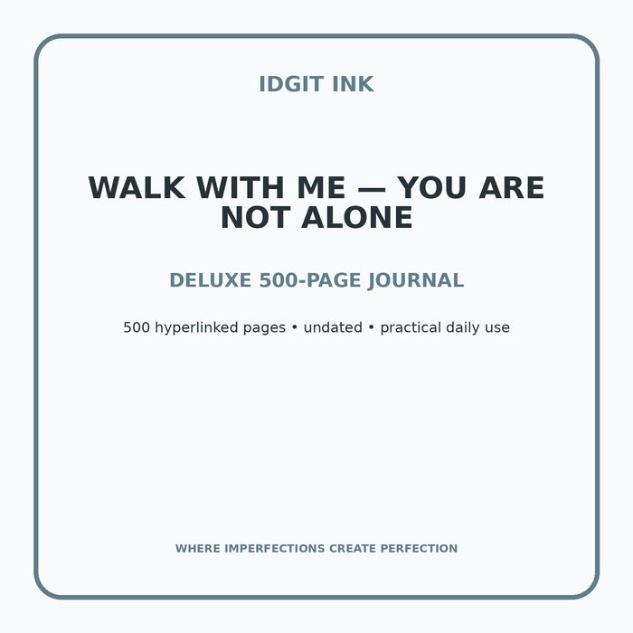 Walk With Me — You Are Not Alone — Basic Digital Journal