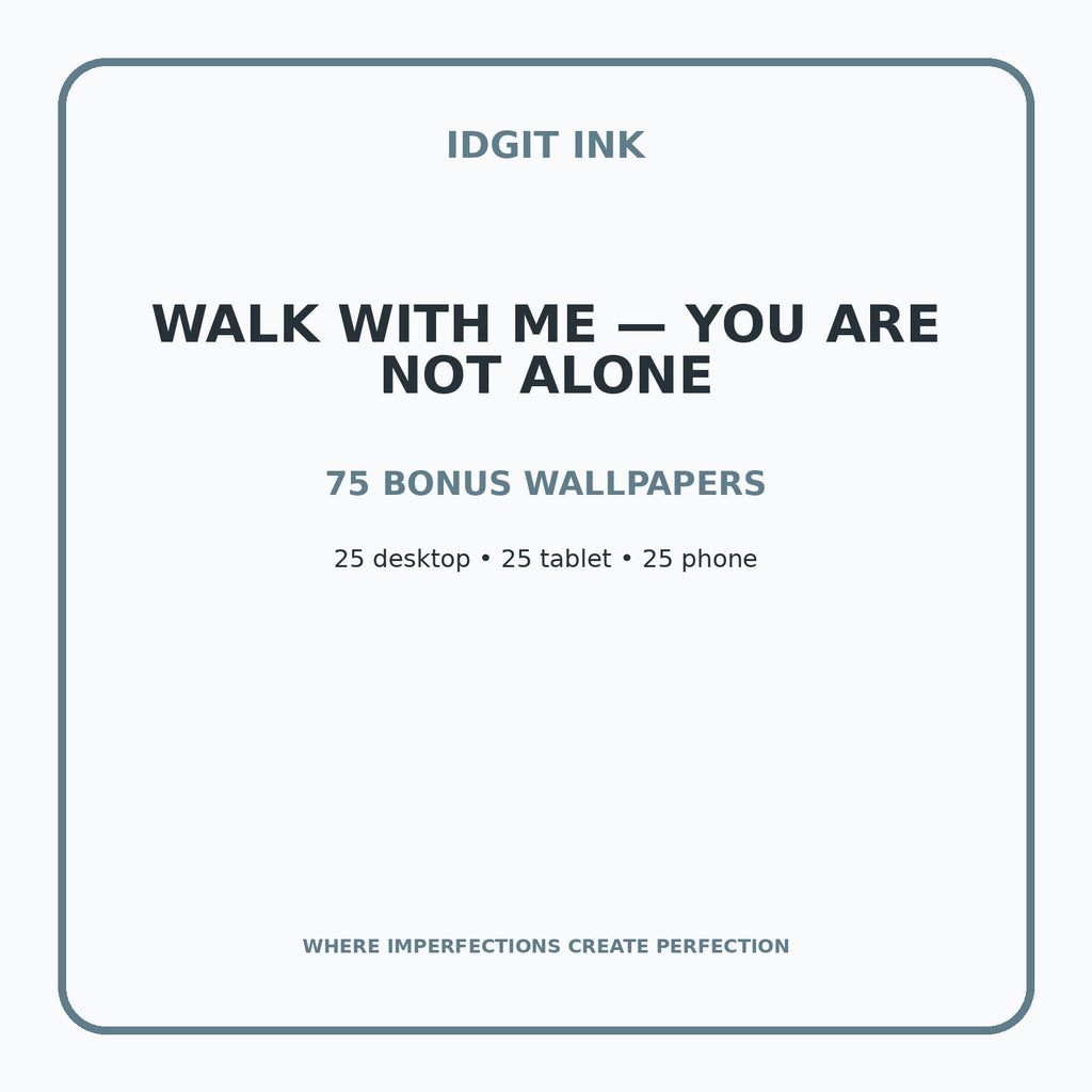 Walk With Me — You Are Not Alone Digital Journal – Deluxe 500-Page Planner — listing image 3 of 4
