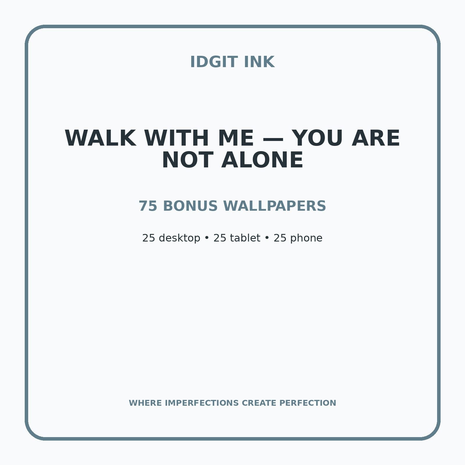 Walk With Me — You Are Not Alone Digital Journal – Deluxe 500-Page Planner — listing image 3 of 4