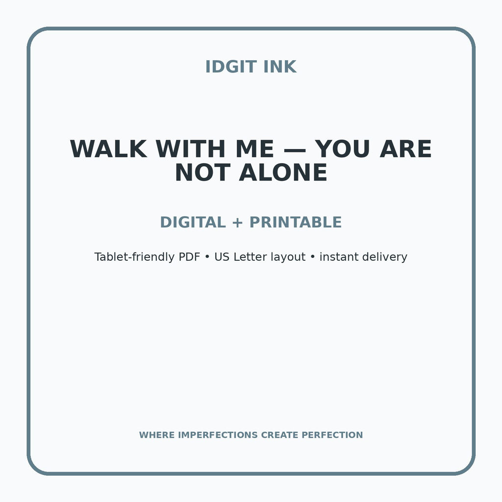 Walk With Me — You Are Not Alone Digital Journal – Deluxe 500-Page Planner — listing image 4 of 4