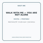 Walk With Me — You Are Not Alone Digital Journal – Deluxe 500-Page Planner — listing image 4 of 4