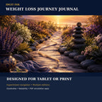 Idgit Ink Weight-Loss Journey digital journal — 100 PNG digital stickers preview
